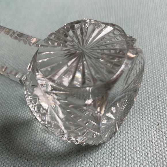 Vintage Carved Glass Knife Rest - Picture 5 of 9